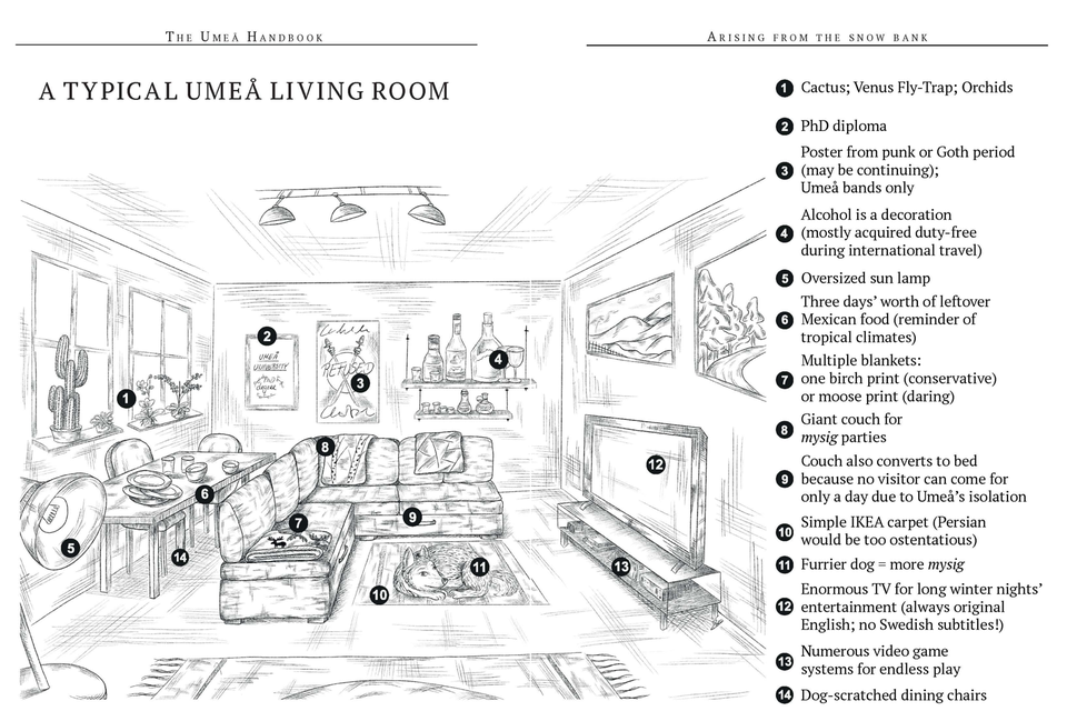 Utdrag av bok med illustration av Daria Chrobok.